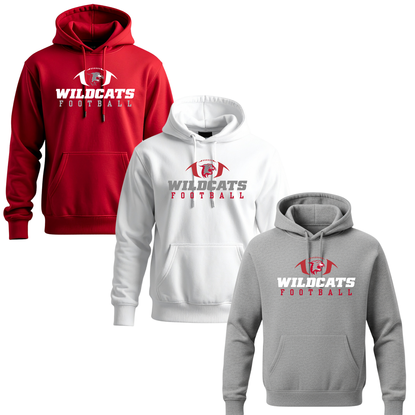 OJR Wildcats Football Unisex Crewneck Hoodie - Safety