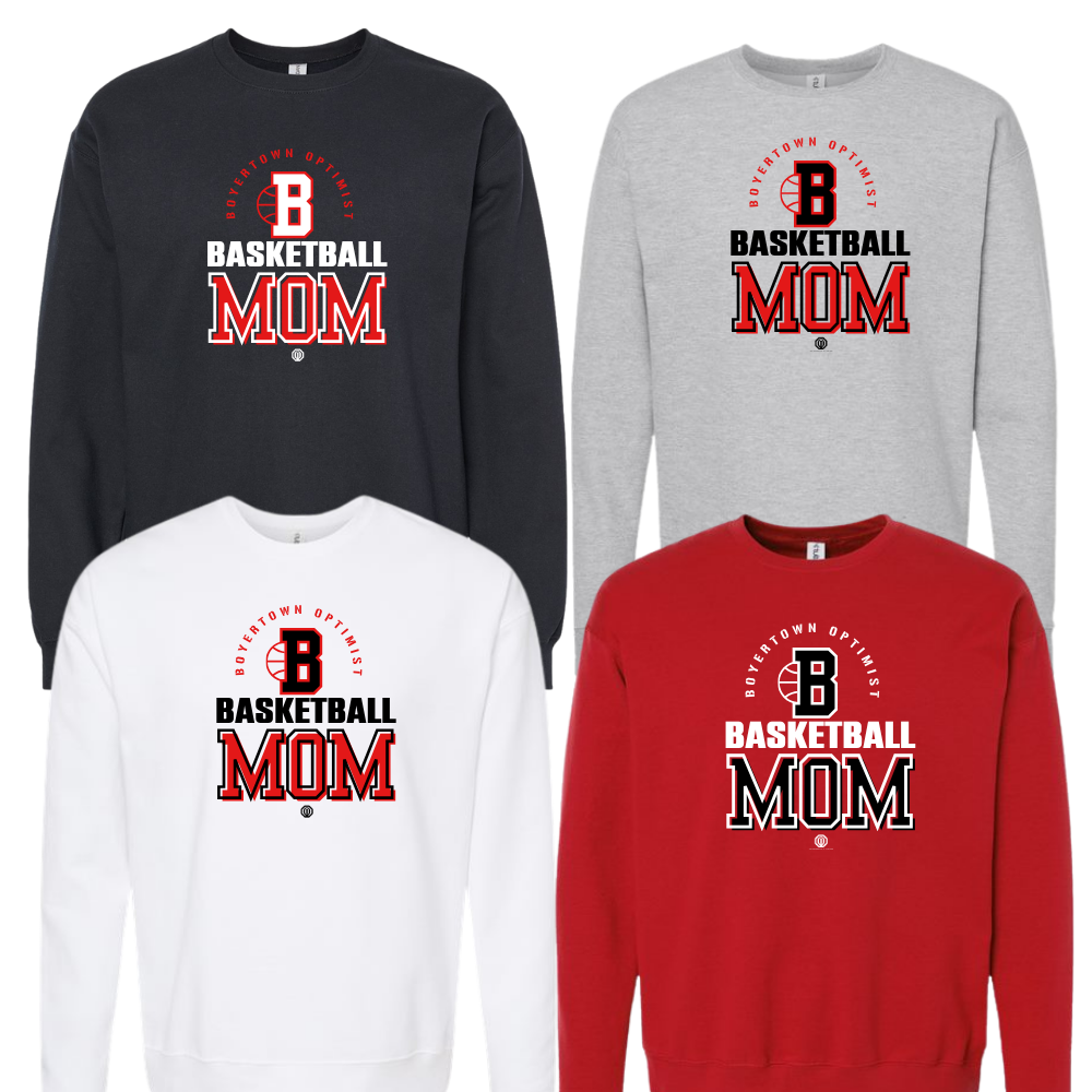 Boyertown Unisex Crewneck Sweatshirt BBall Mom