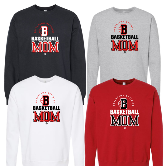 Boyertown Unisex Crewneck Sweatshirt BBall Mom