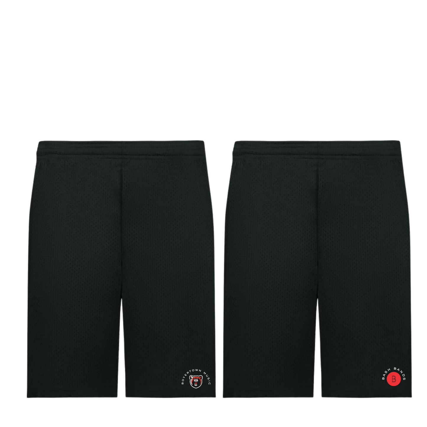BASH Music Mens Mesh Athletic Shorts