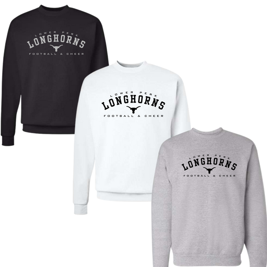 Longhorns Unisex Crewneck- Cover 1