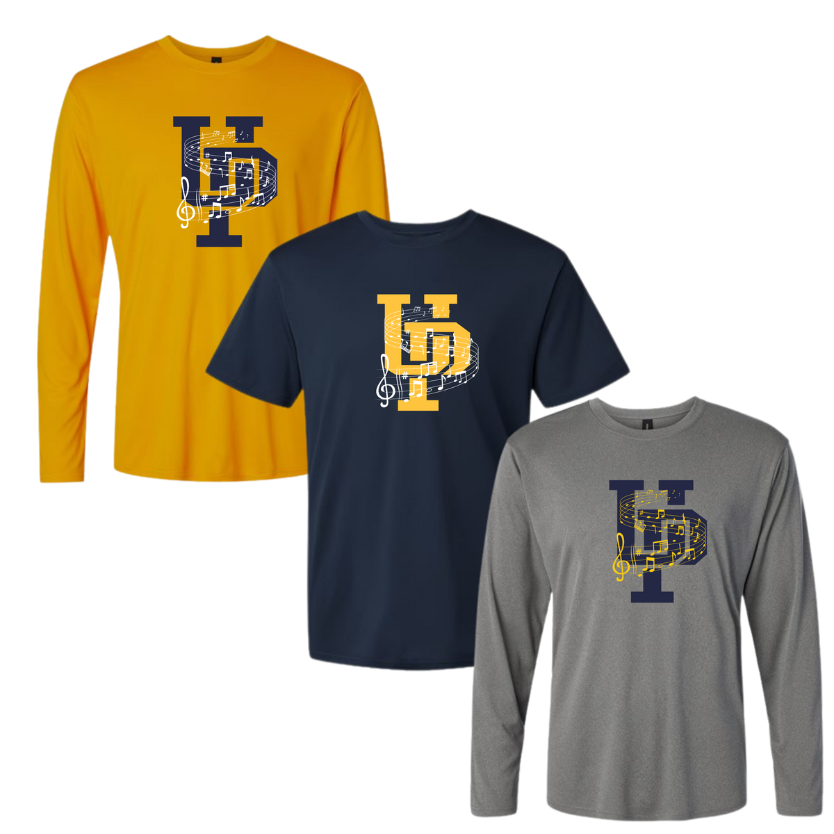 UP Music Dri Fit Apparel - Notes