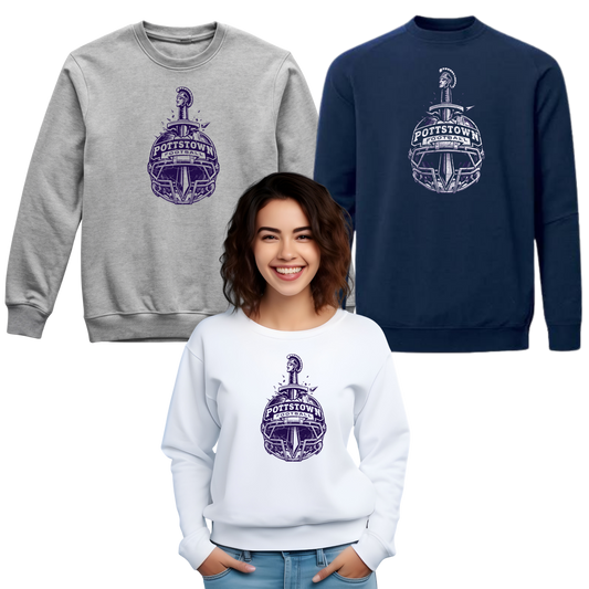 Pottstown Trojans Football Unisex Crewneck - No Mercy