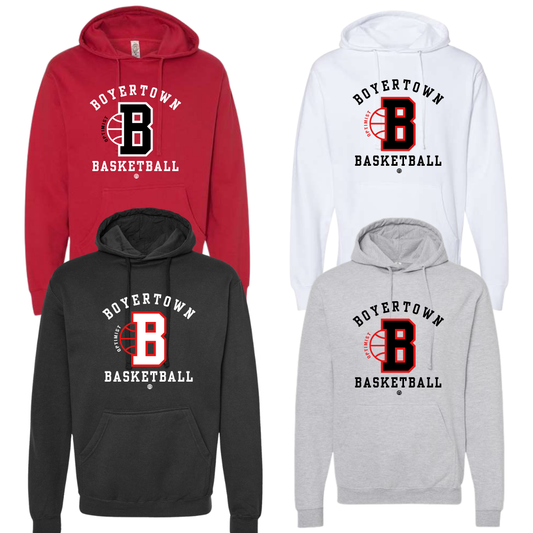 Boyertown Basketball Hoodie Swoosh