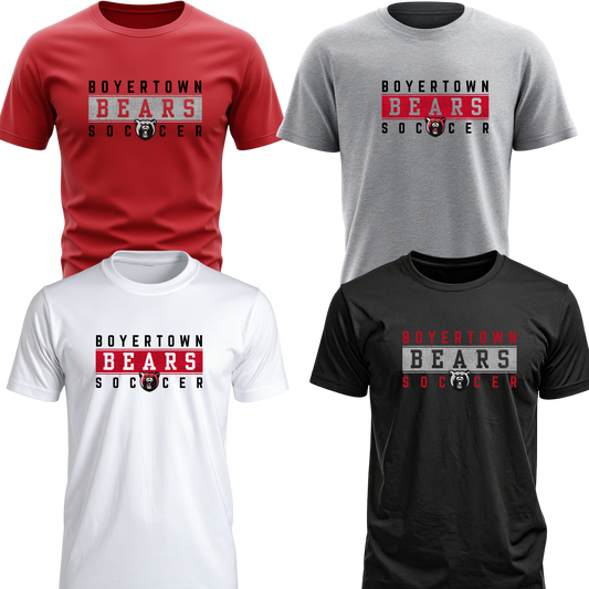Boyertown Boys Soccer Unisex Tee - Striker