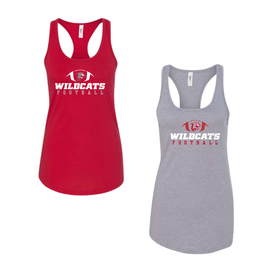 OJR Wildcats Football Ladies Racerback Tank - Safety