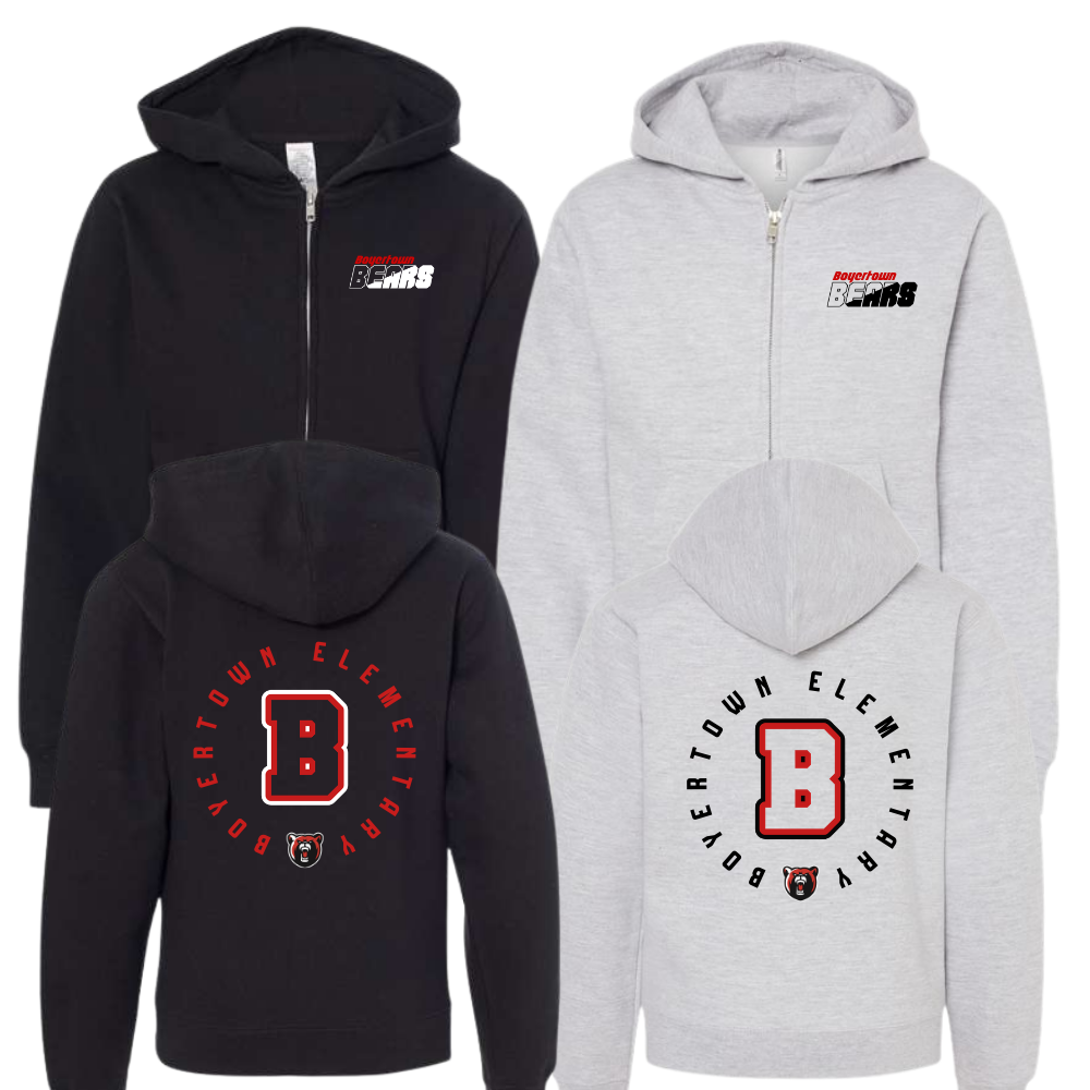 BES Unisex Full Zip Hoodie
