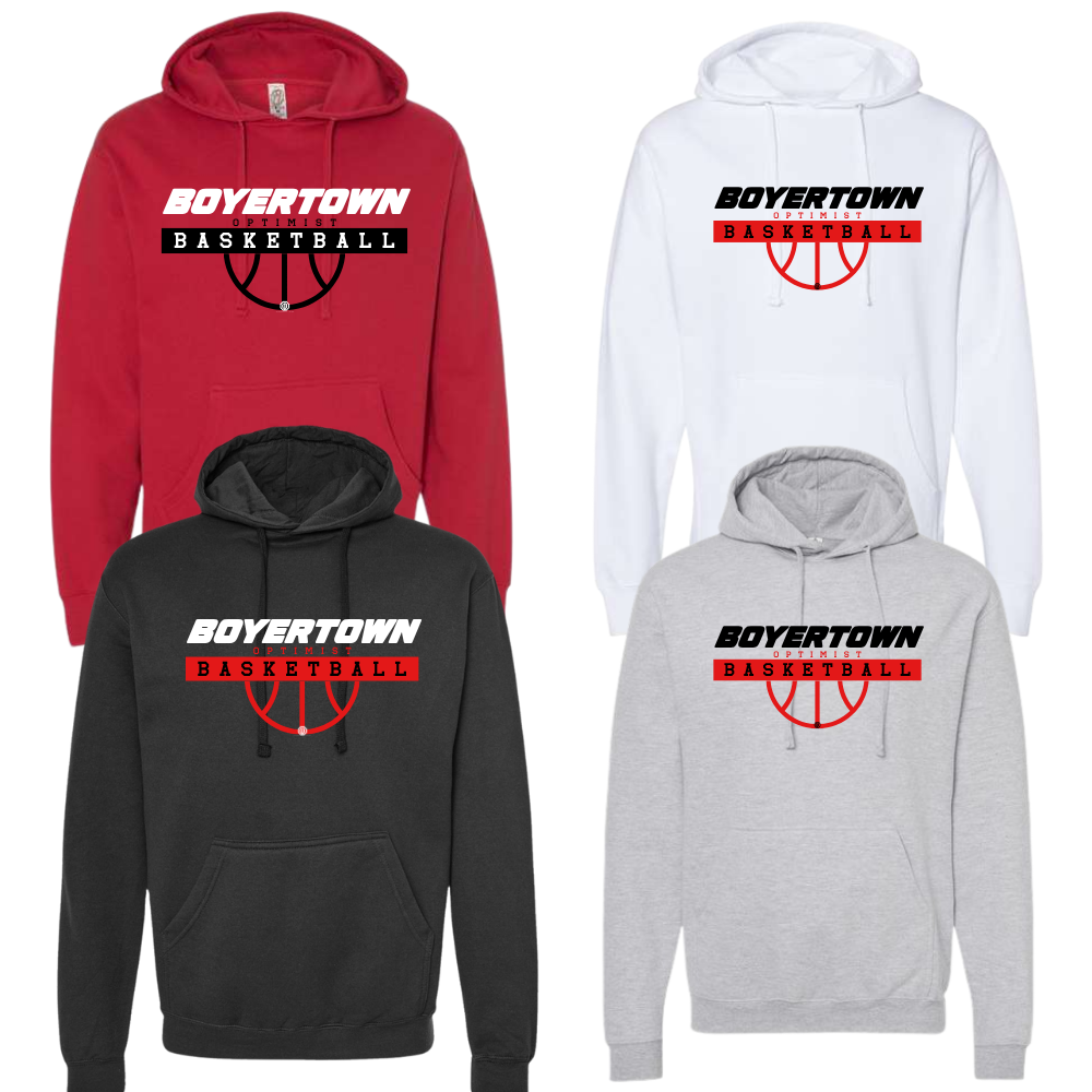 Boyertown Basketball Hoodie Forward