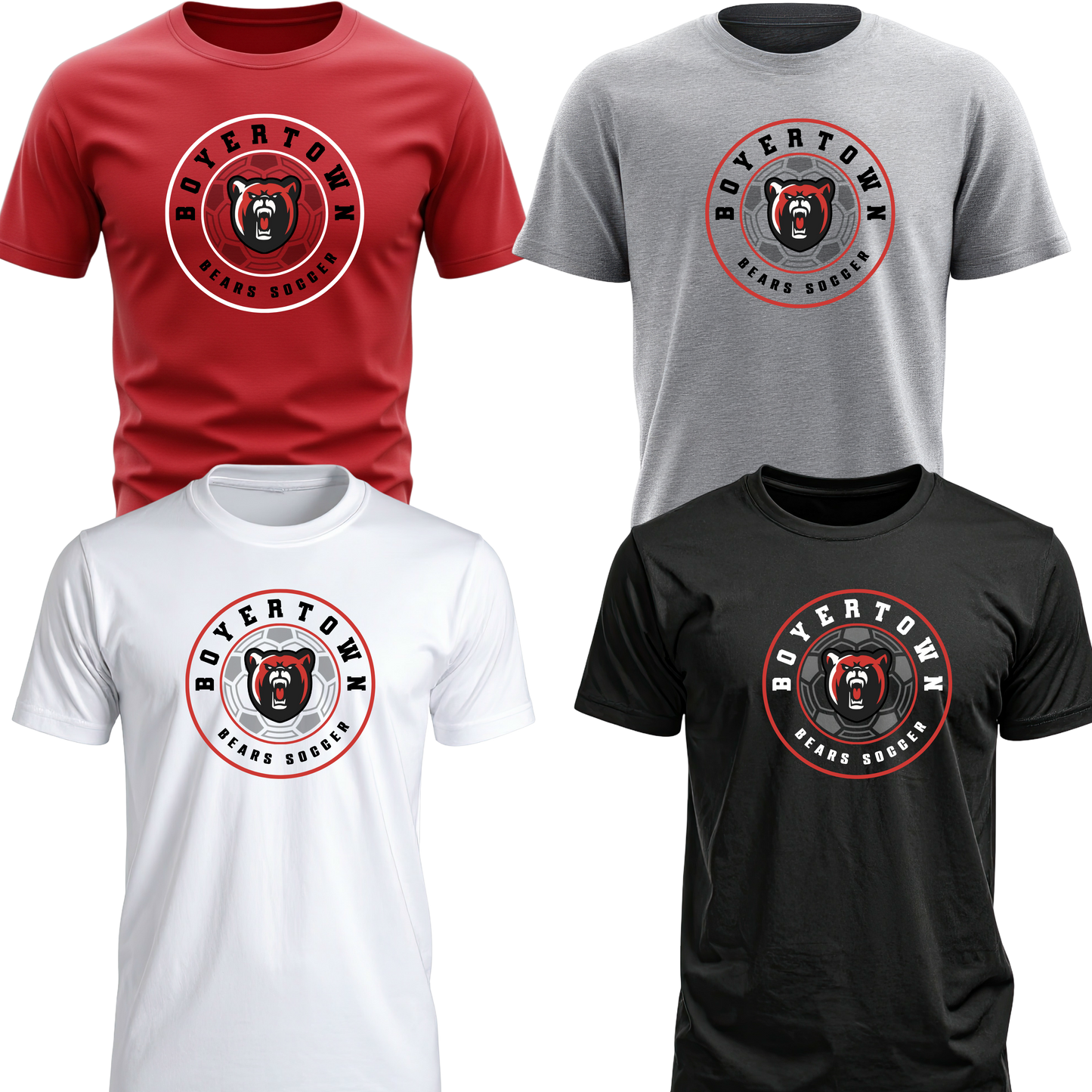 Boyertown Boys Soccer Unisex Tee -Corner