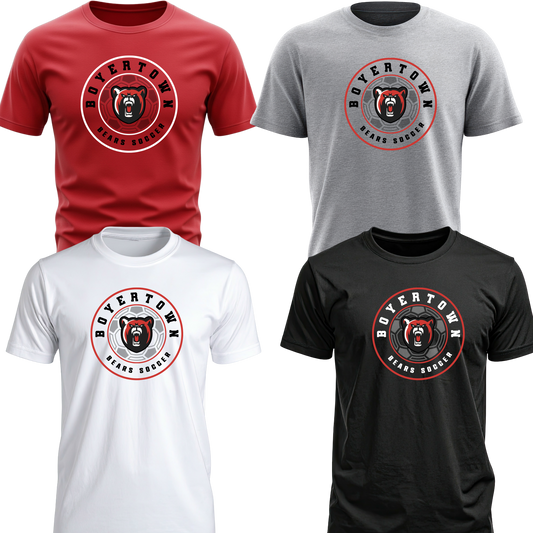 Boyertown Boys Soccer Unisex Tee -Corner