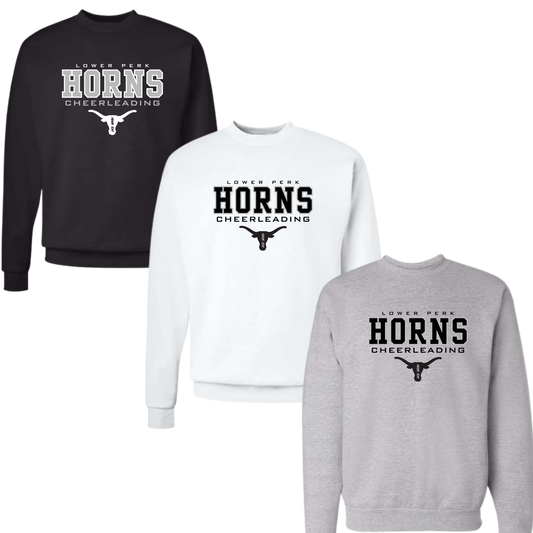 Longhorns Unisex Crewneck- Horns Cheer
