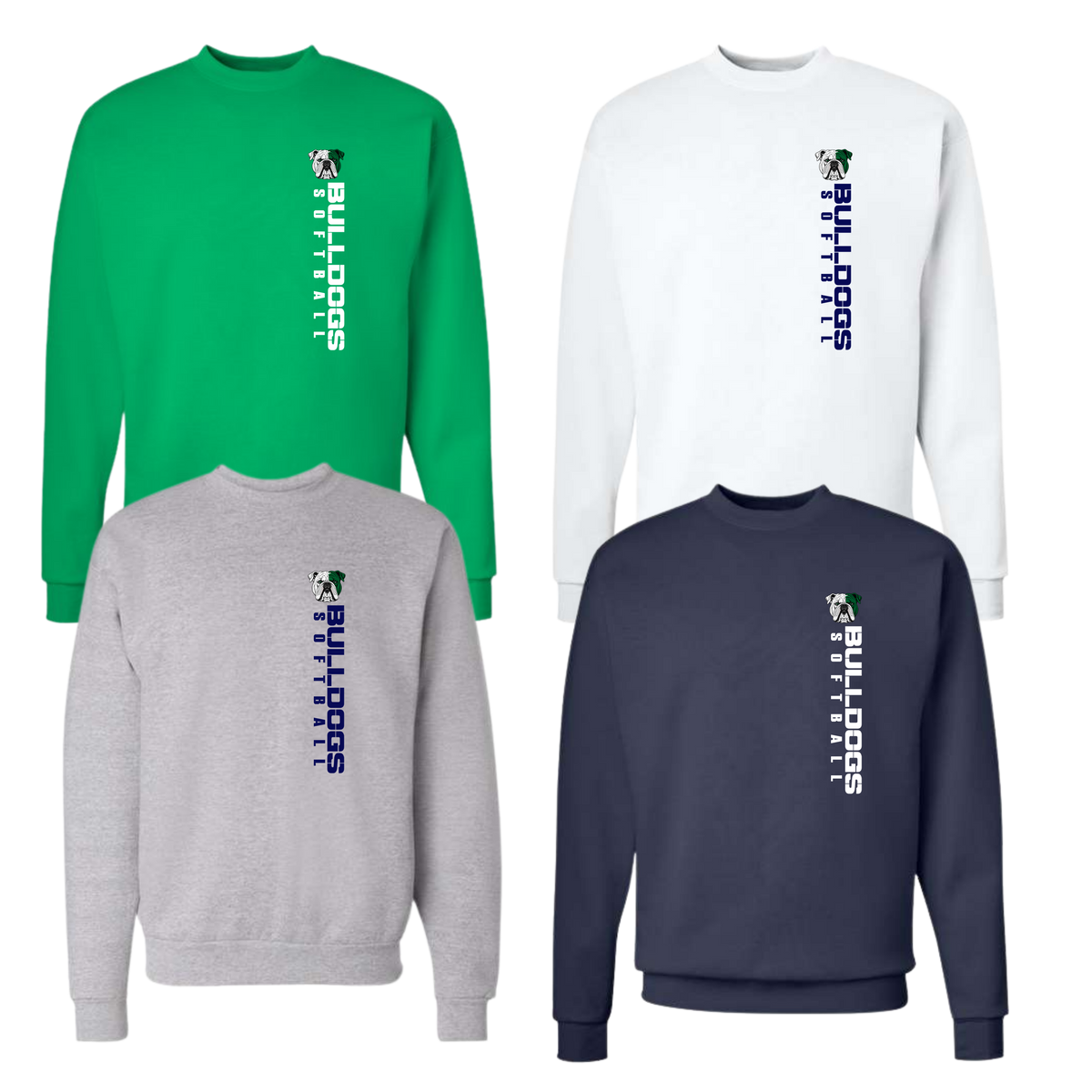 Lady Bulldogs Unisex Crewneck - Vertical
