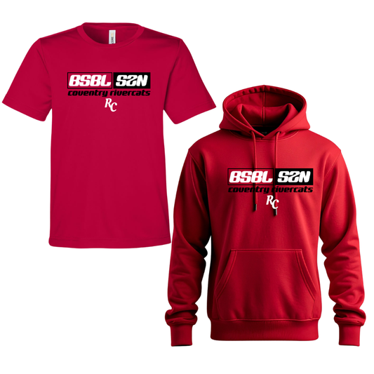 Rivercats BSBL SZN Hoodie Or Performance Tee