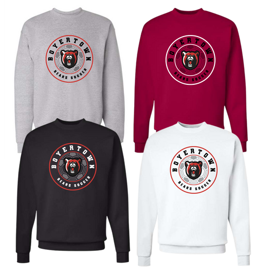 Boyertown Boys Soccer Unisex Crewneck - Corner
