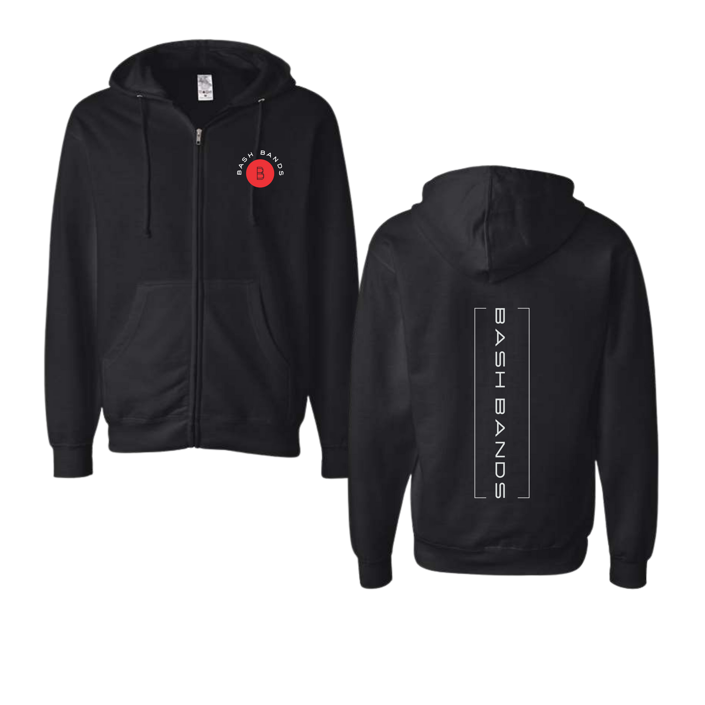 BASH Music Midweight Full Zip Hoodie
