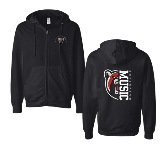 BASH Music Midweight Full Zip Hoodie