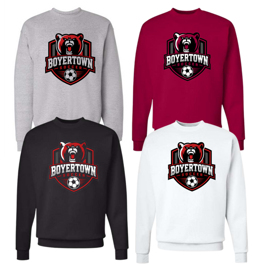 Boyertown Boys Soccer Unisex Crewneck - Icon