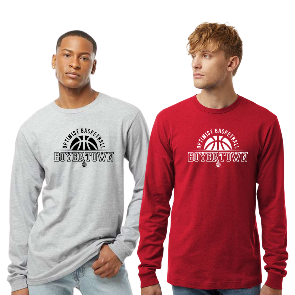 Boyertown Basketball LS Cotton Unisex Tee Classic