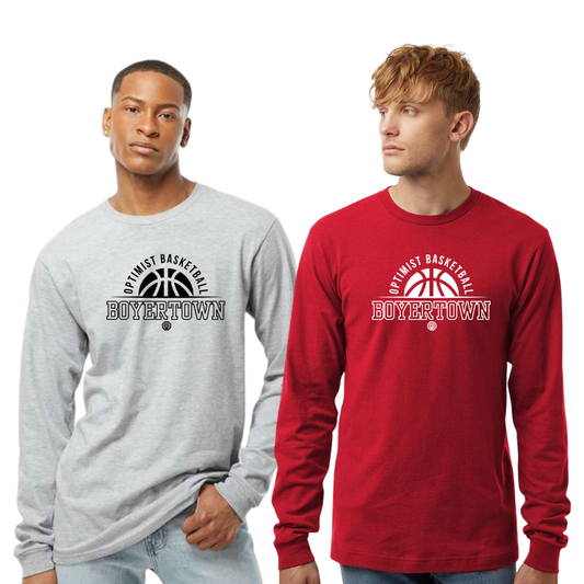 Boyertown Basketball LS Cotton Unisex Tee Classic