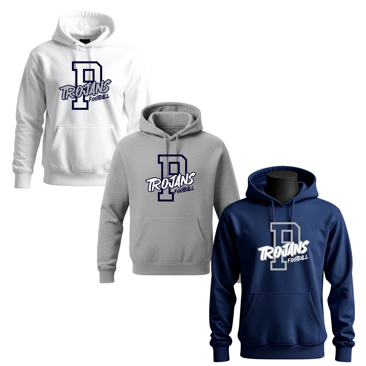 Pottstown Trojans Football Unisex Hoodie - Icon