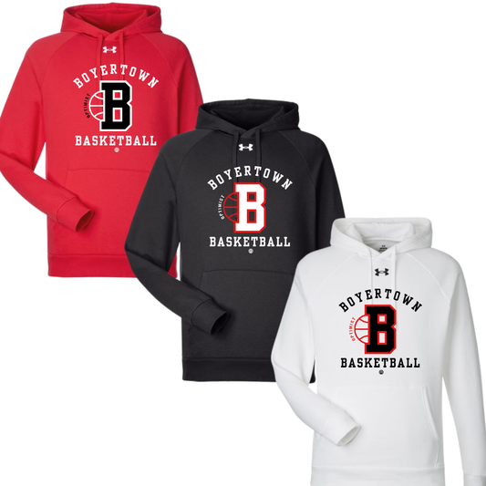 Boyertown Basketball UA Hoodie Swoosh