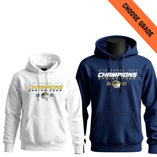 SF Football Champions Hoodie ( 4th-6th)