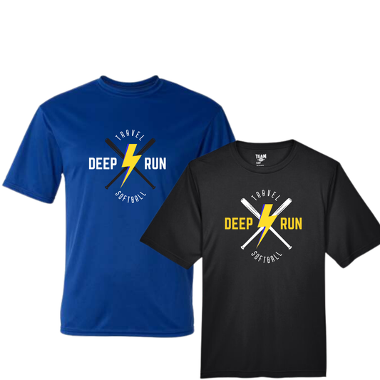 Deep Run SS Dri Fit Bolt Design Youth & Adult