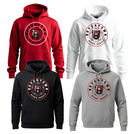 Boyertown Boys Soccer Unisex Hoodie - Corner