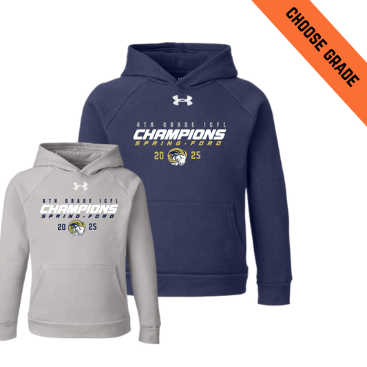 SF Football Champions Under Armor Hoodie ( 4th-6th)