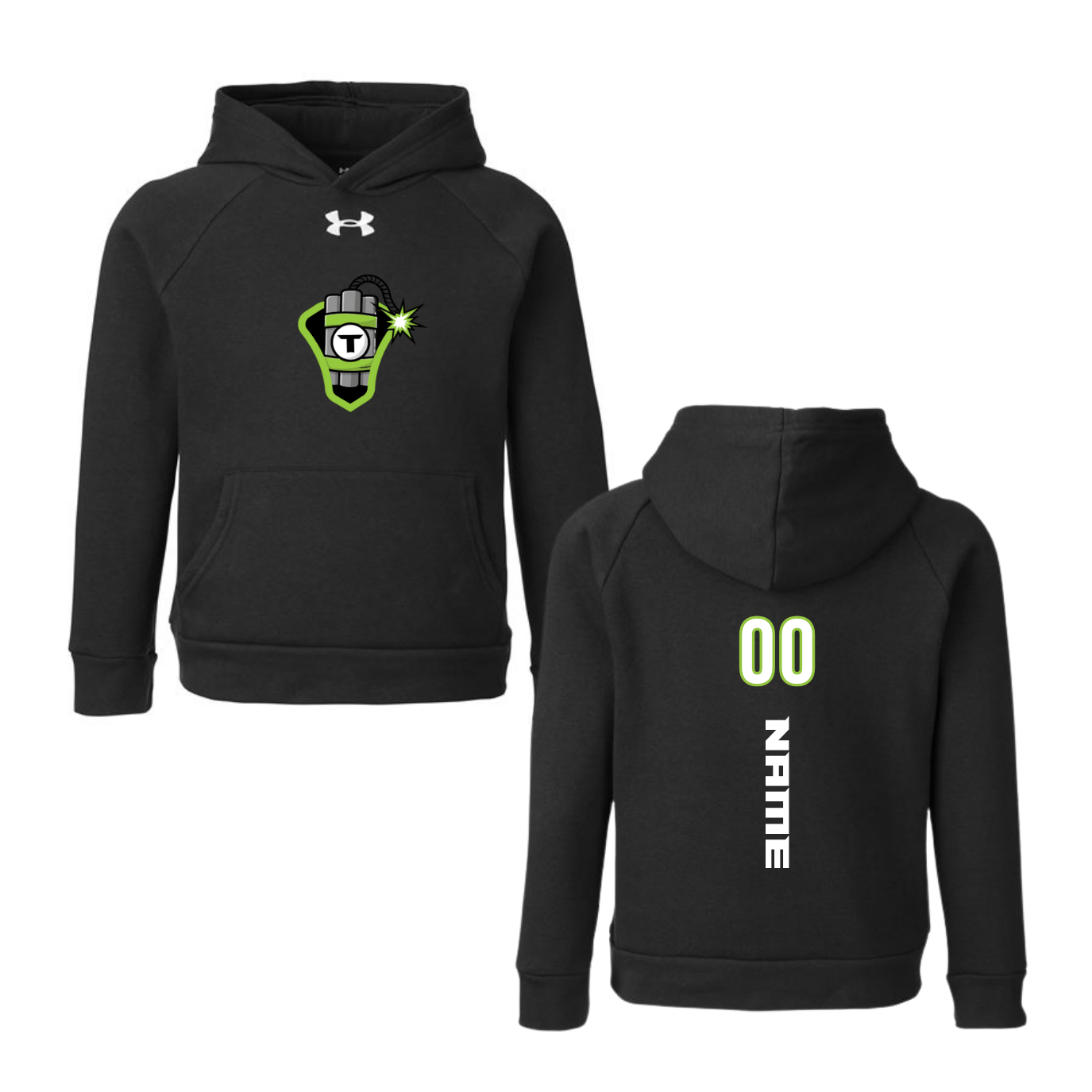 TRUE Dynamite Under Armor Youth Custom Hoodie