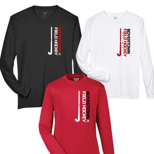 Boyertown Field Hockey LS Performance Tee Vertical
