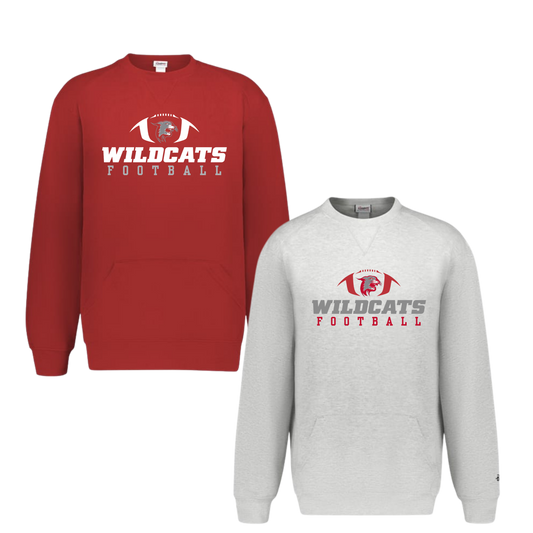 OJR Wildcats Football Unisex Crewneck With Front Pockets- Safety