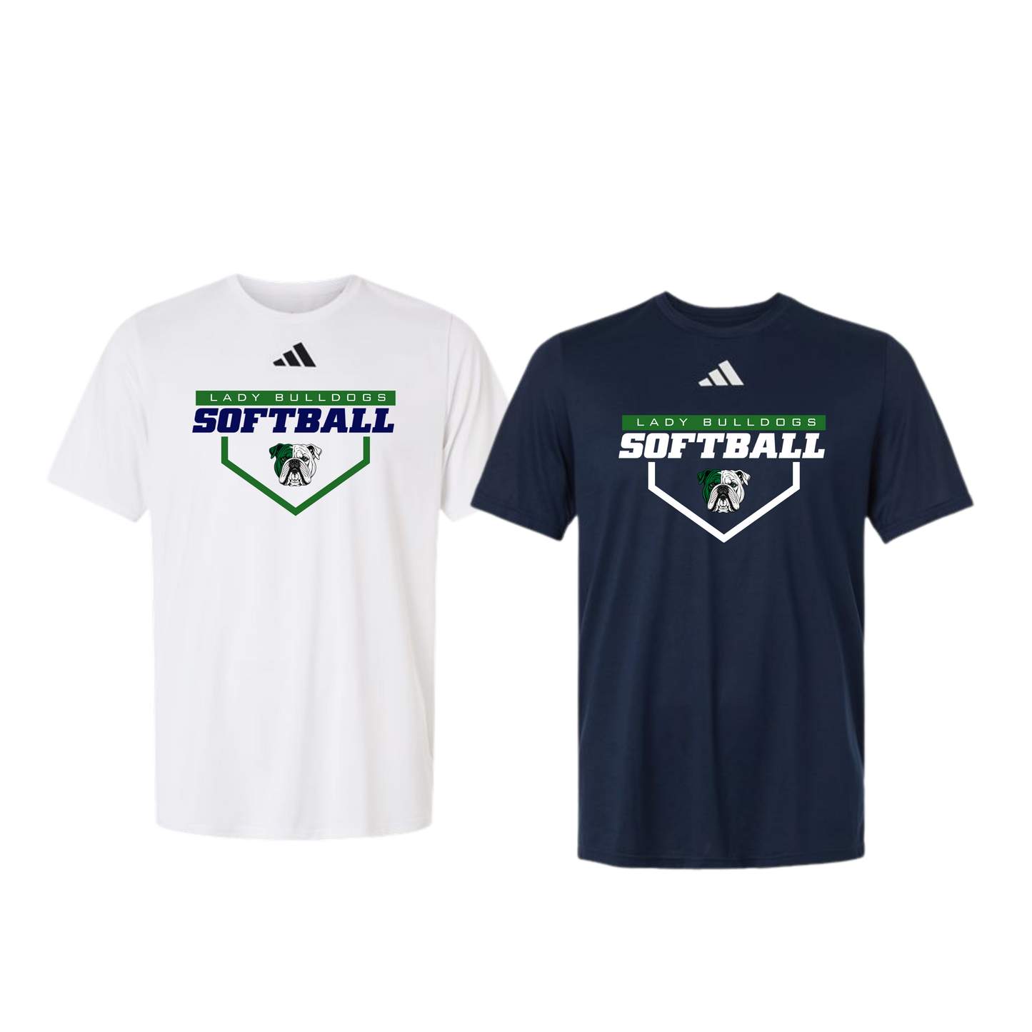 Lady Bulldogs Adidas Performance Tee