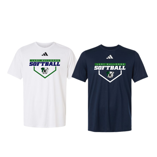 Lady Bulldogs Adidas Performance Tee