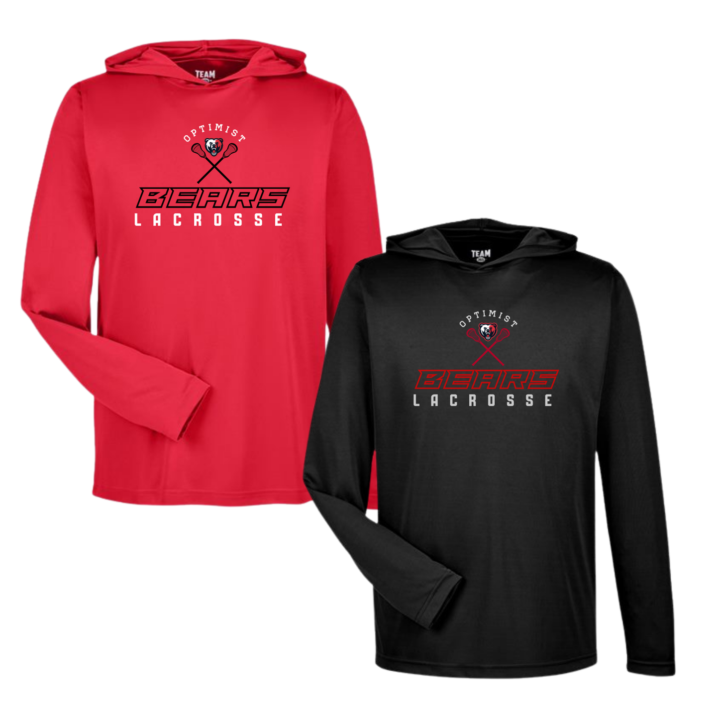 BOLT LS Hooded Performance Tee Crease