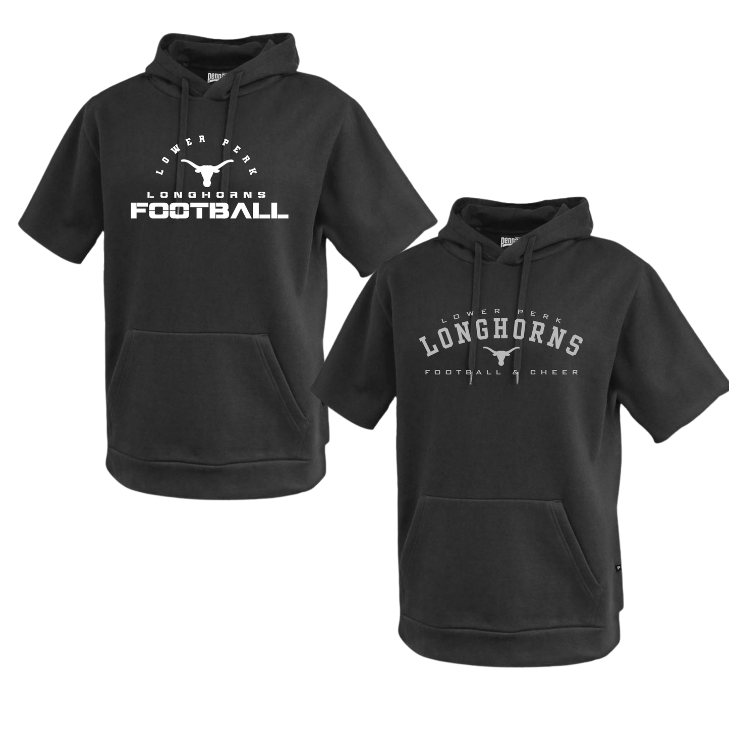 Longhorns Short Sleeve Hoodie