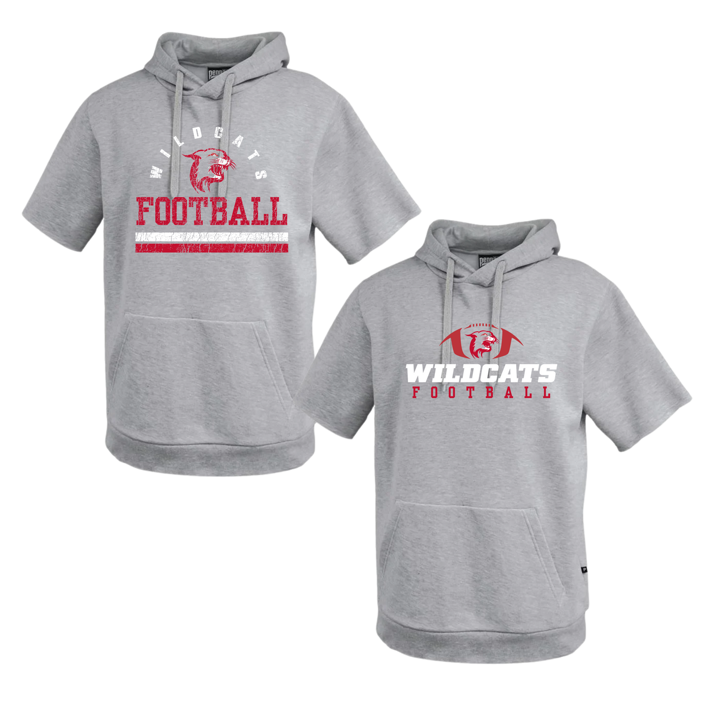 OJR Halftime Football Short Sleeve Fleece Hoodie