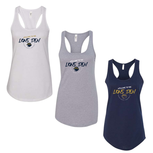 CMC Lions Ladies Racerback Tank - The Den