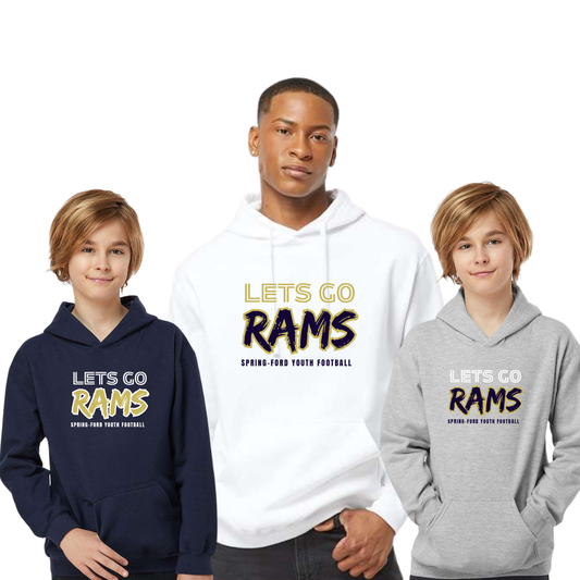 SFYFC Unisex Hoodie Lets Go Rams