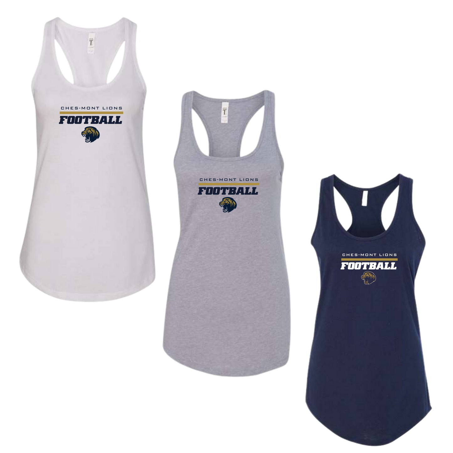 CMC Lions Ladies Racerback Tank - Cover 1