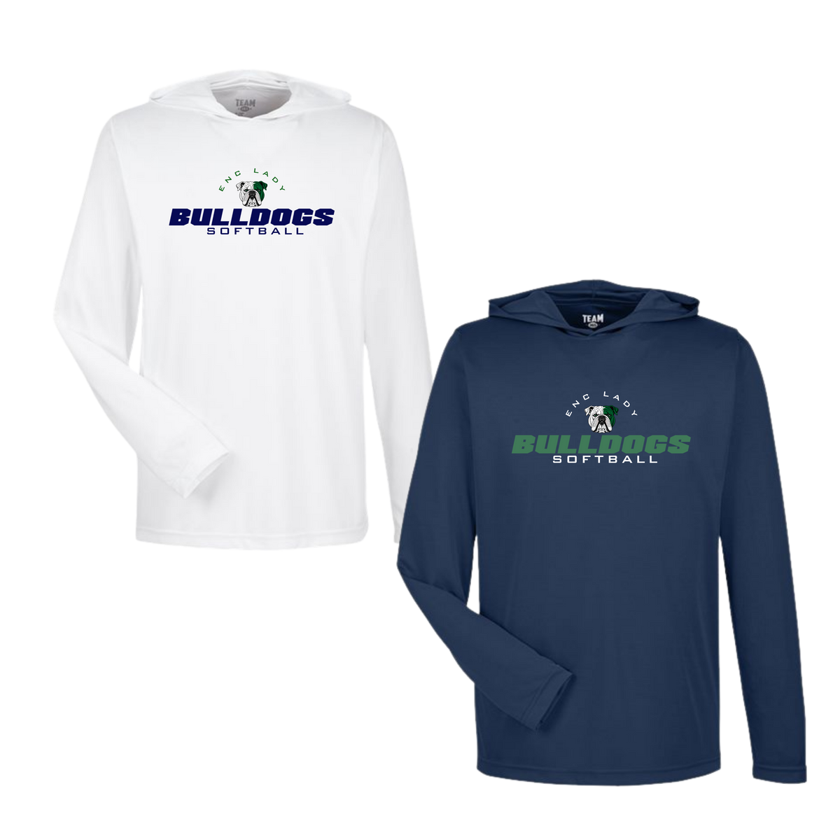Lady Bulldogs LS Hooded Performance Tee