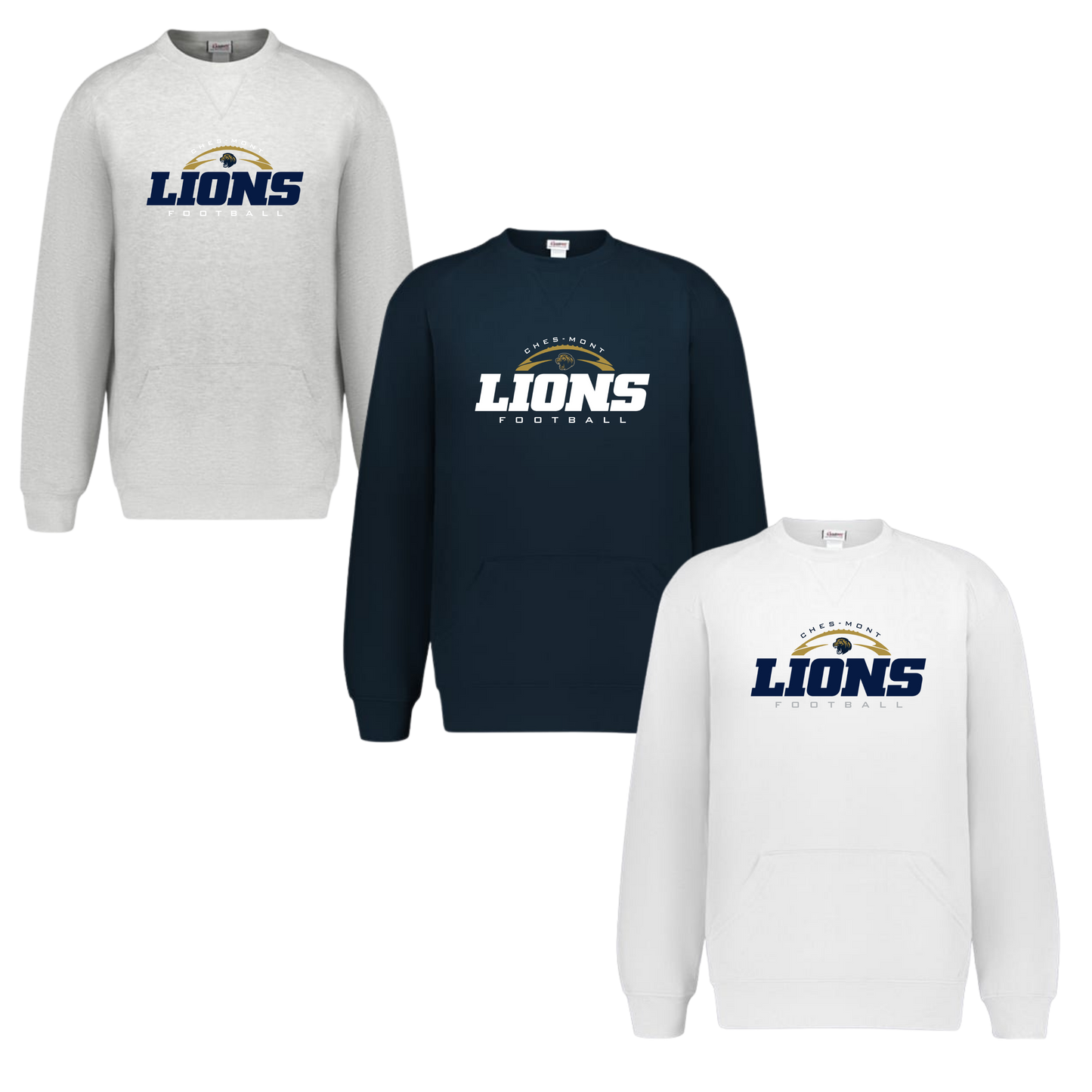 CMC Lions Unisex Crewneck With Front Pockets