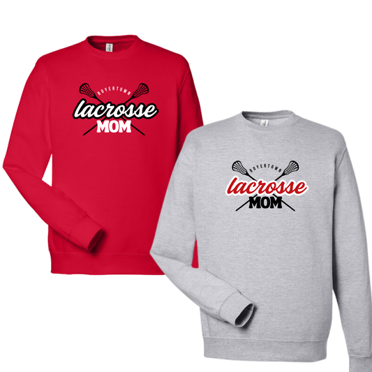 Boyertown LACROSSE MOM Crewneck