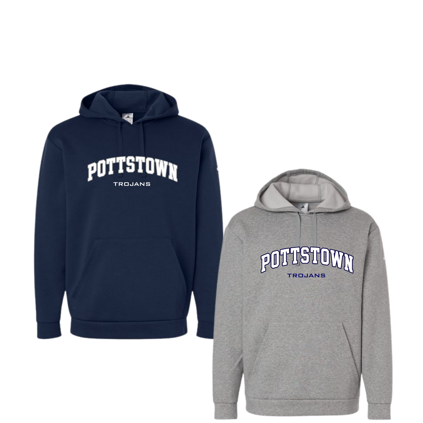 Pottstown Trojans Football Adidas Hoodie - Hometown