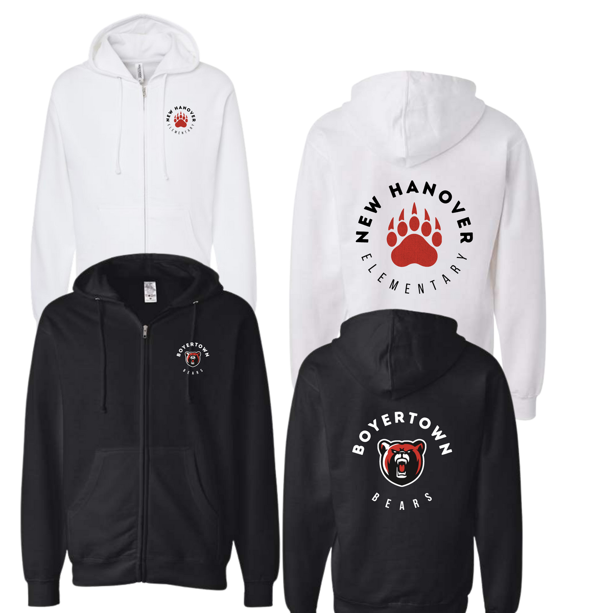NHUF Hooded Zip Up