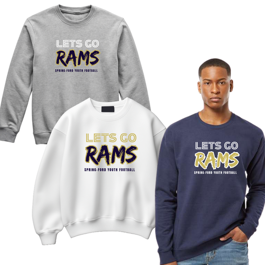 SFYFC Unisex Crewneck Lets Go Rams