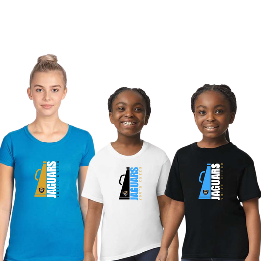 JYA Ladies & Youth Cheer Tee Megaphone