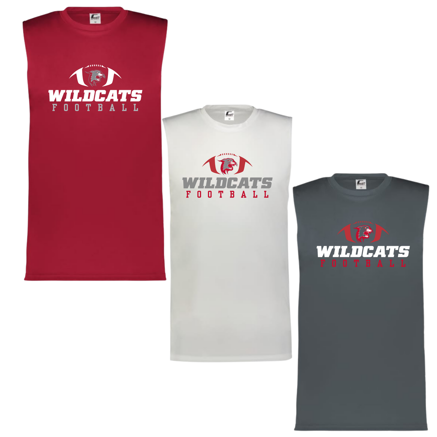 OJR Halftime Football Sleeveless Training Tee - 2 Designs Available