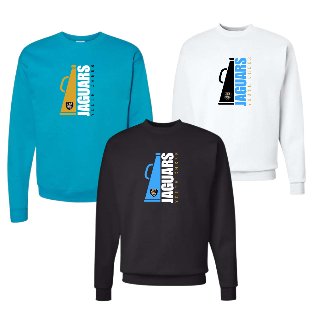 JYA Unisex Crewneck Cheer Megaphone