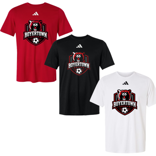 Boyertown Boys Soccer Adidas Pregame Tee - Icon